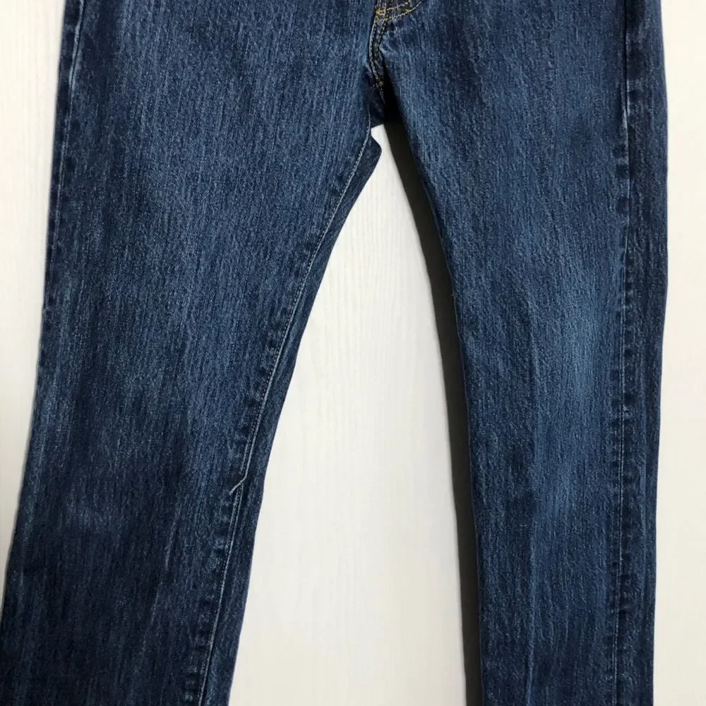 Levi’s Jeans Mens 29 w 31 L Blue 501XX Y2K Straight Leg Button Fly